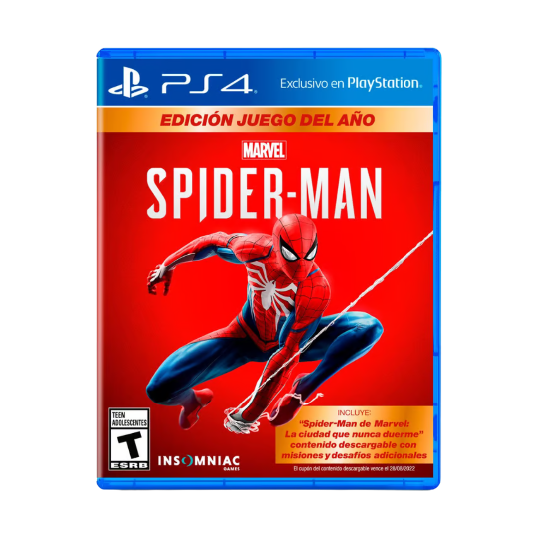 Juego PlayStation 4 - Spiderman Game Of The Year Edition