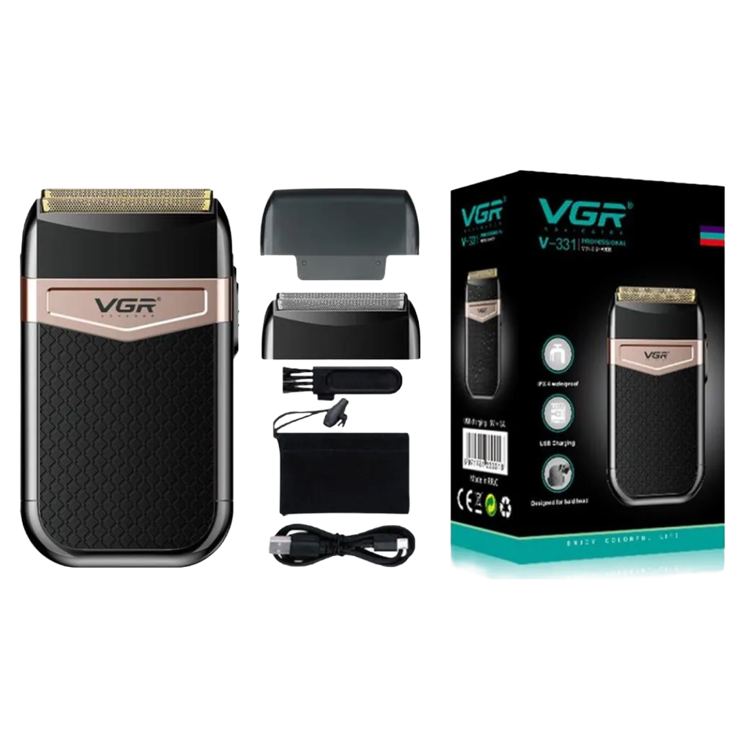 Combo Corte: Shaver VGR V-331 + Patillera Wahl T Pro