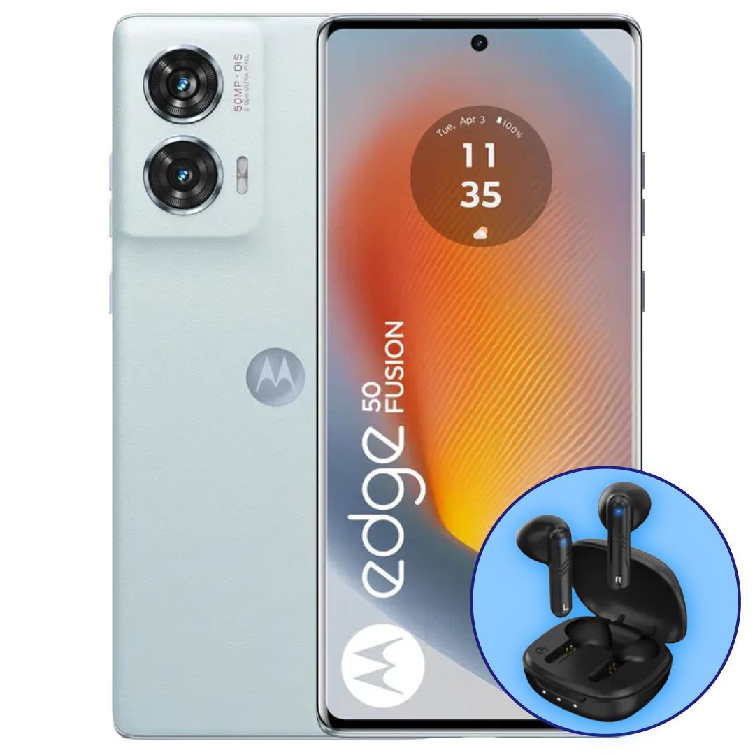 Celular Motorola - Moto Edge 50 Fusion (256GB) + Earbuds Genius