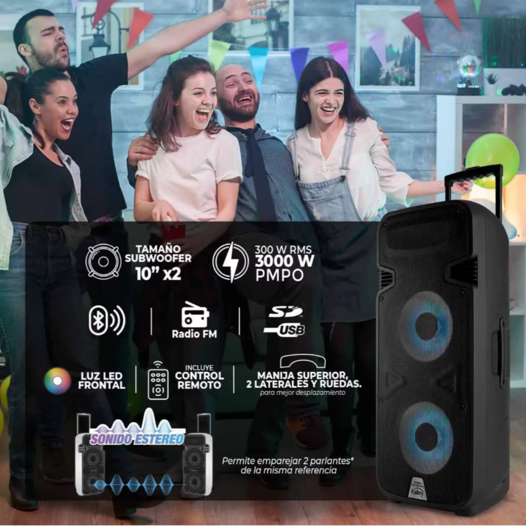 Torre de Sonido Kalley - K-SPK300D