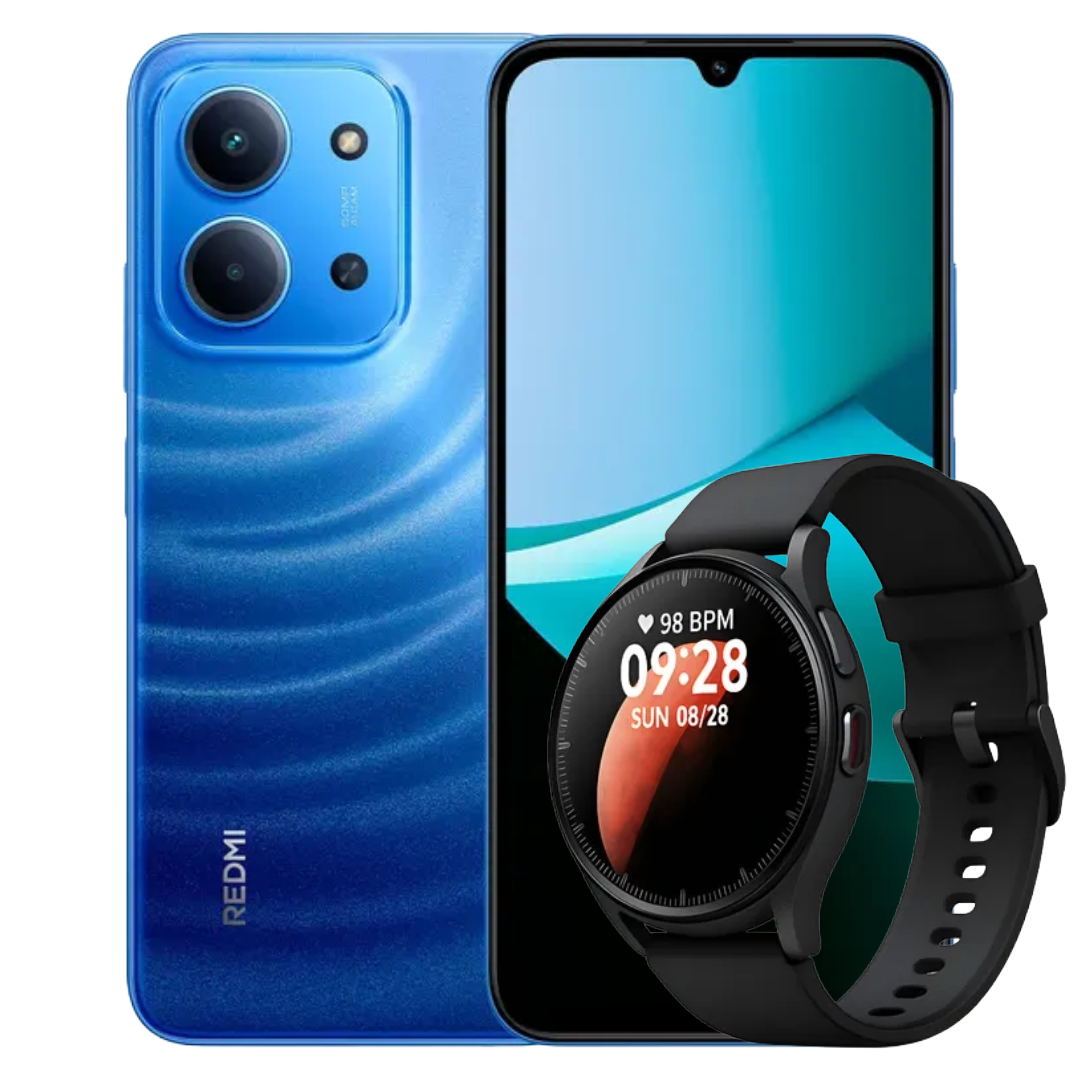 Celular Xiaomi - Redmi 15C + Smartwatch Tecno 3