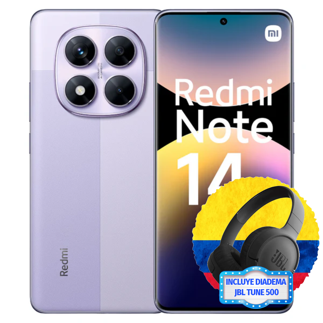 Celular Xiaomi Redmi Note 14 Pro 4G (256GB) + Diadema Tune 500
