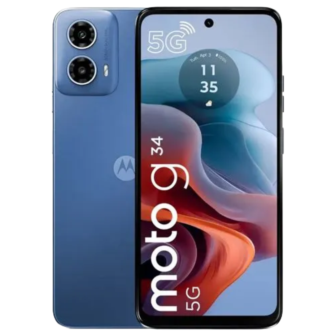 Celular Motorola - Moto G34 (256GB) + Earbuds Genius