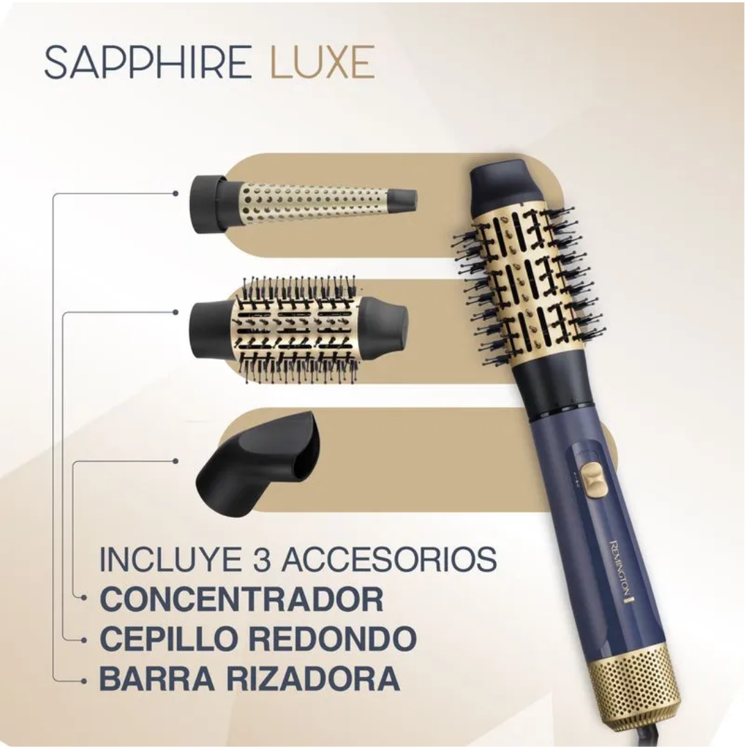 Cepillo Secador y Multiestilizador Remington - Sapphire Luxe