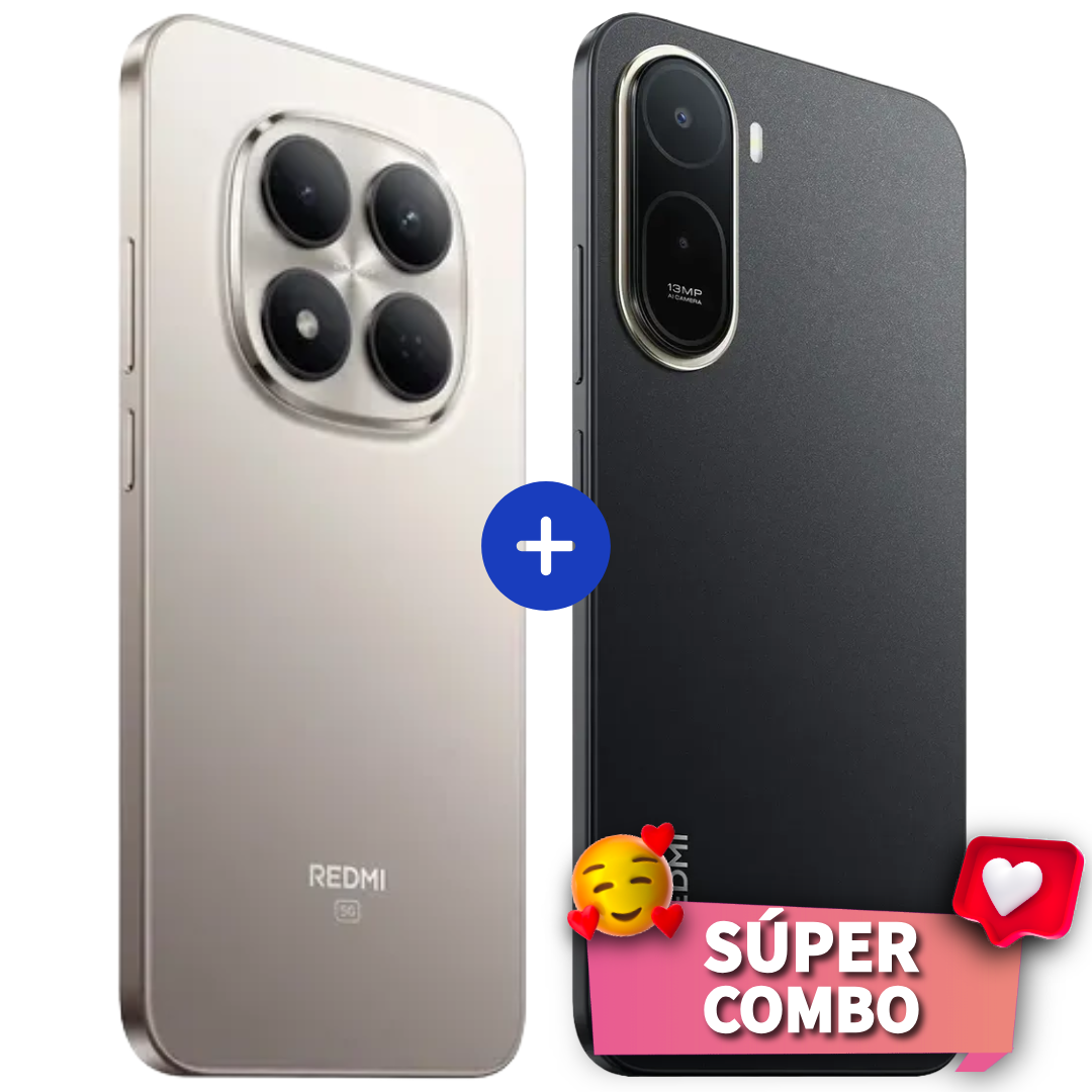 Combo Xiaomi: Redmi Note 15 Pro 5G (512GB) + Redmi A7 Pro (128GB)