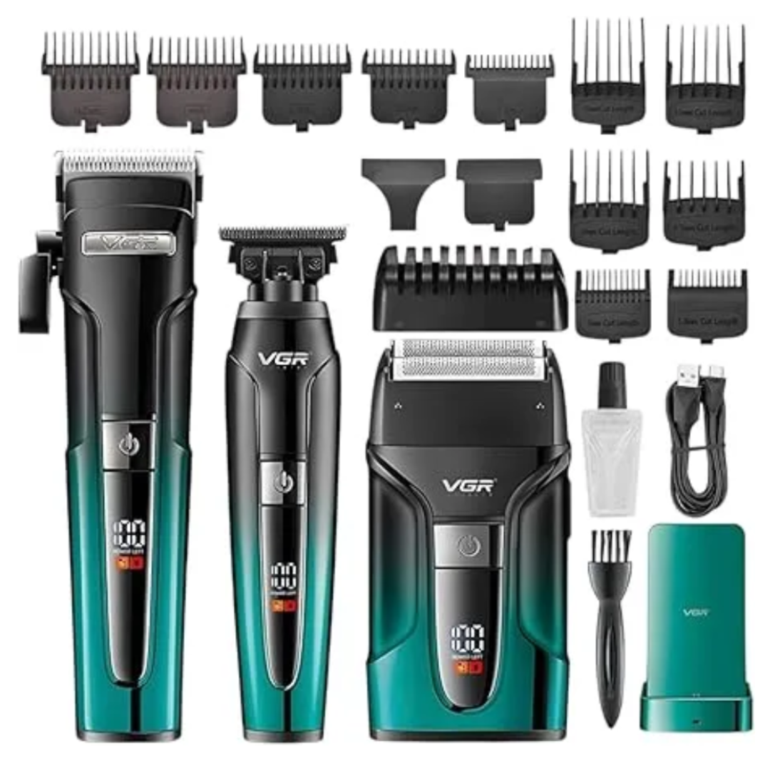Combo VGR - V-694 Peluquera + Patillera + Shaver