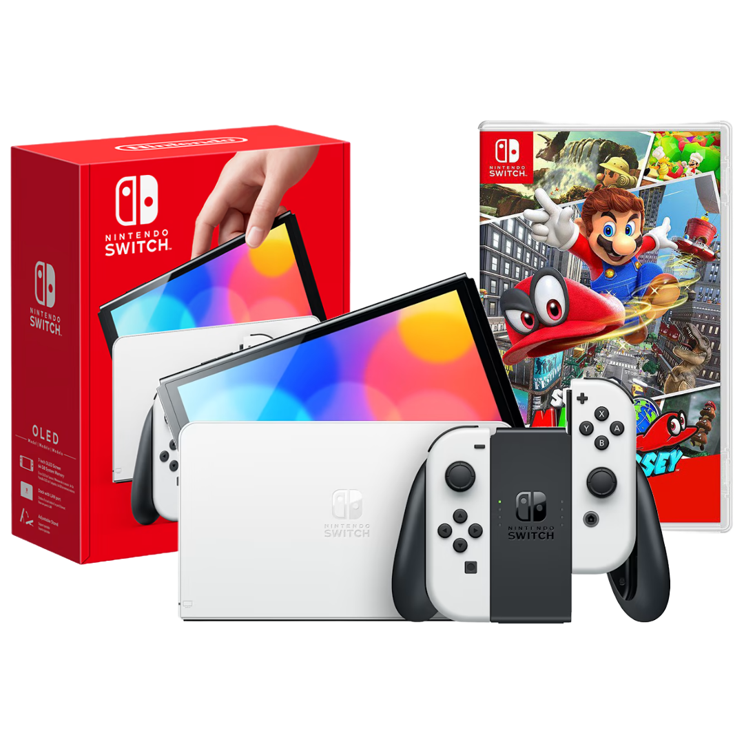 Consola Nintendo Switch OLED + Juego Super Mario