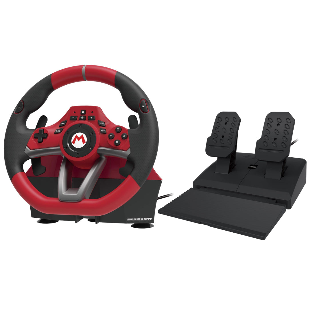 Mario Kart Racing Wheel Switch Volante De Carreras + Pedales